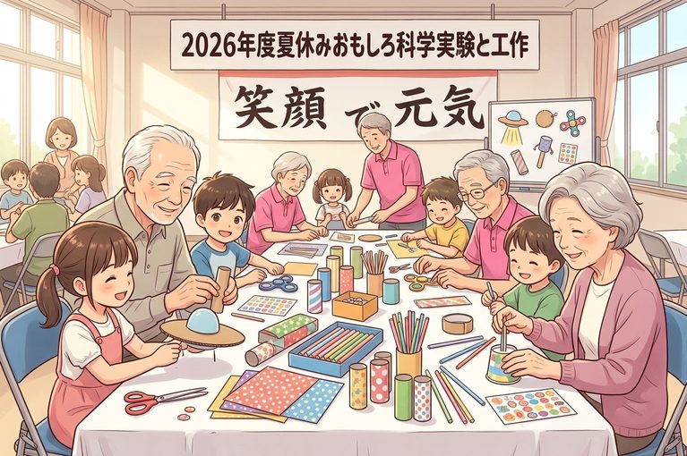 「夏休みおもしろ科学実験と工作」に参加